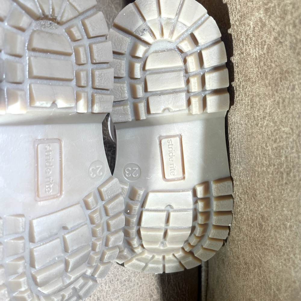 Stride rite pink babydoll shoes